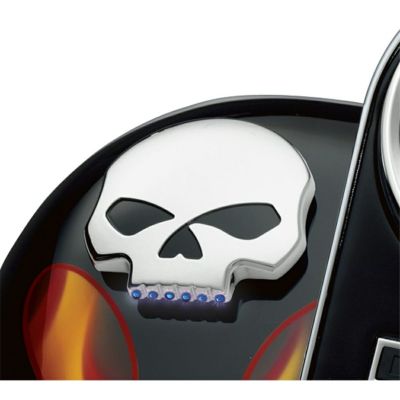 【75098-08A】ハーレー純正　LEDフュエルゲージ<br>Skull LED Fuel Gauge／M8ツーリング&トライク／TCソフテイル／TCツーリング&トライク／ダイナ／