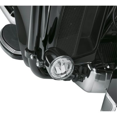 【68000092】ハーレー純正　デーメーカー・リフレクターLEDフォグランプ<br>Daymaker Reflector LED Fog Lamps - Gloss Black Housing／EVOツーリング／M8ツーリング&トライク／TCツーリング&トライク