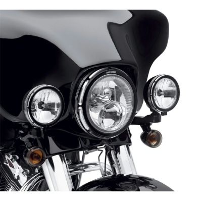 【61400255】ハーレー純正　補助ランプ トリムリング 62年以降 バースト<br>Burst Trim Ring - Auxiliary Lamps／EVOダイナ／ストリート／スポーツスター／ダイナ