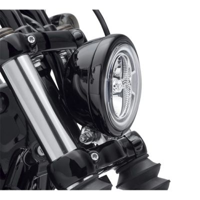 【61400574】ハーレー純正　ヘッドライトトリムリング／グロスブラック <br>5-34 in. Headlamp Trim Ring／M8ソフテイル