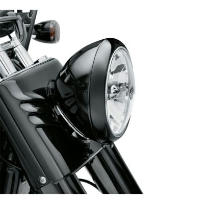【67700115】ハーレー純正　ヘッドライトトリムリング／グロスブラック<br>Headlamp Trim Ring／TCソフテイル
