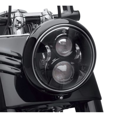 【67700266】ハーレー純正　7インチ LEDヘッドライト プロジェクター 黒<br>7 in. Daymaker Projector LED Headlamp - Gloss Black／EVOソフテイル／TCソフテイル／TCツーリング&トライク／ダイナ／
