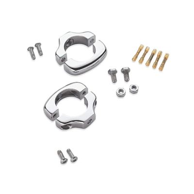 【68952-98】ハーレー純正　フロントウインカー・移設キット 84年-11年 FXST<br>Front Turn Signal Relocation Kit／EVOソフテイル／EVOダイナ／TCソフテイル／ダイナ／