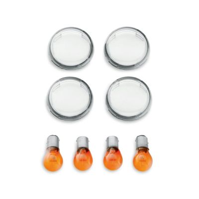 【69303-02】ハーレー純正　ターンシグナルレンズキット／スモーク＆クリア<br>Bullet Turn Signal Lens Kit／V-ROD／ストリート／スポーツスター／ダイナ／