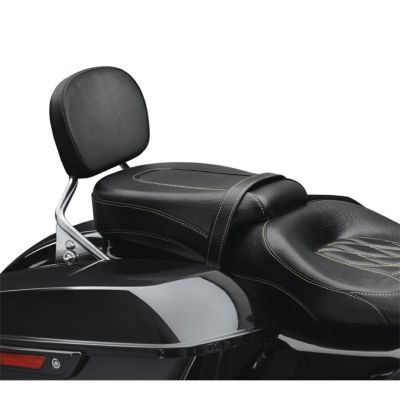 【52400140】ハーレー純正　ロープロファイル・パッセンジャーピリオン／ブラックダイヤモンド<br>Low-Profile Passenger Pillion-Black Diamond w/Toast Stitching