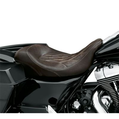 【52000057】ハーレー純正　ロープロファイル・ソロツーリングシート／マホガニーブラウン<br>Low-Profile Solo Touring Seat