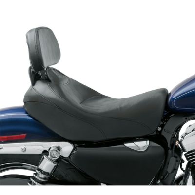 【52000062】ハーレー純正　シグネチュアシリーズ・ソロシート&ライダーバックレスト<br>Signature Series Solo Seat with Backrest／スポーツスター