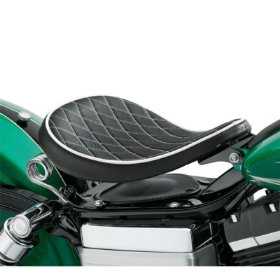 【52000276】ハーレー純正　ソロサドル<br>Black Diamond Solo Spring Saddle／TCソフテイル