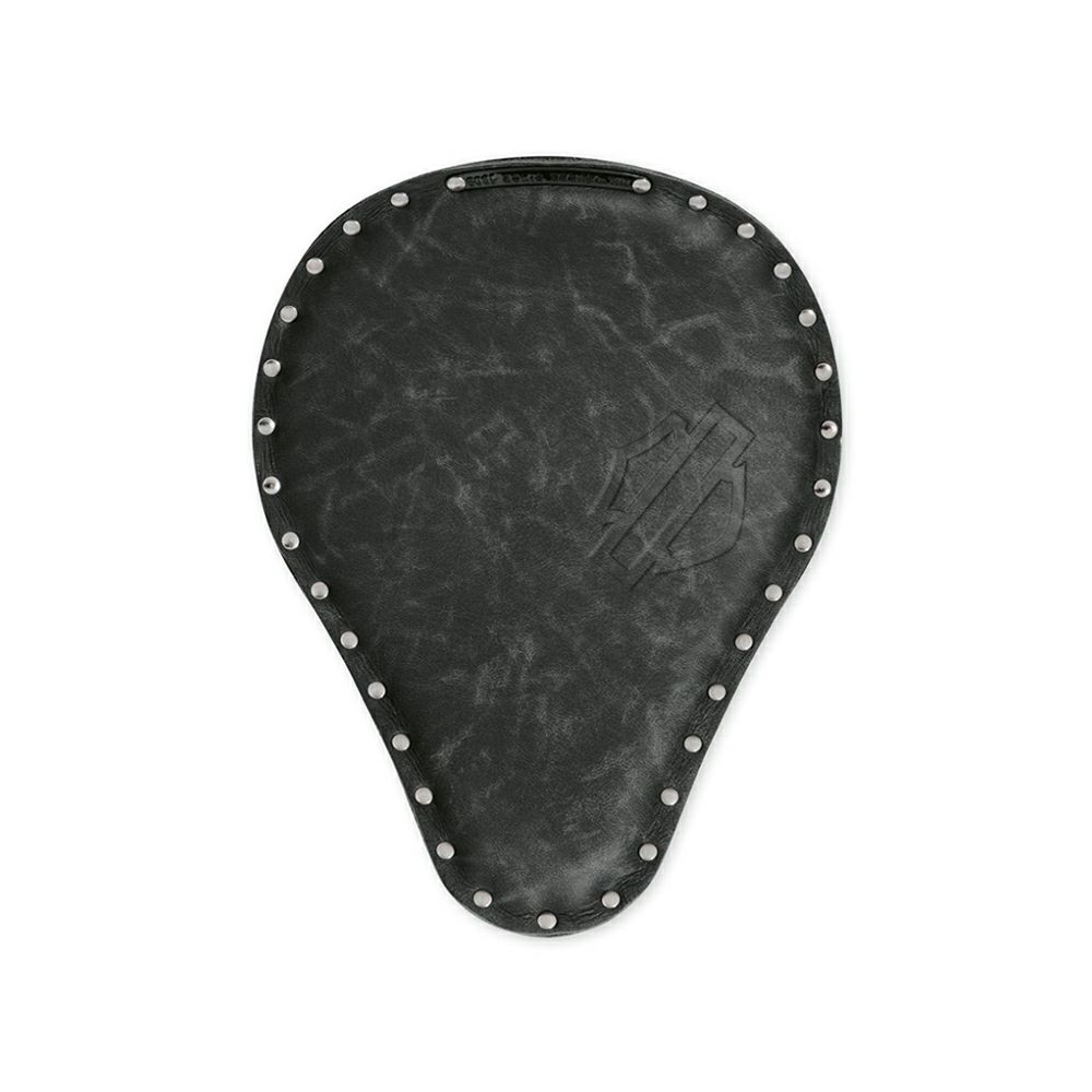 ディストレストブラックレザー・ソロサドル02