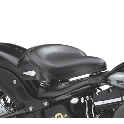 【52006-47B】ハーレー純正　デラックス・レザー・ソロスプリングサドル／ノスタルジック・スカート付 <br>Nostalgic Skirted Leather Solo Spring Saddle／EVOソフテイル／TCソフテイル