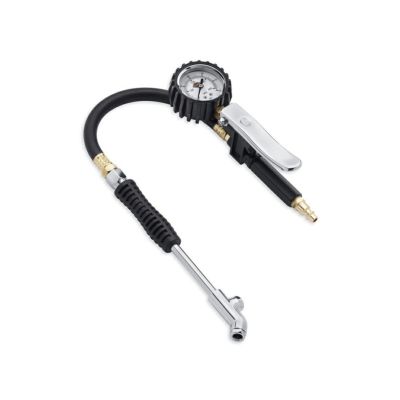 【12700096A】ハーレー純正　タイヤ空気圧ゲージ＆フィルバルブ<br>Tire Pressure Gauge and Fill Valve