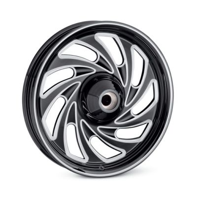 【43300351】ハーレー純正　タイフーン・カスタムホイール  17インチフロント、カットバック<br>Typhoon 17 in. Front Wheel
