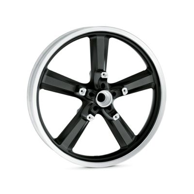 【43634-08】ハーレー純正　5スポーク・キャストアルミニウムホイール  19インチ　フロント<br>5-Spoke Cast 19 in. Front Wheel - Aluminum