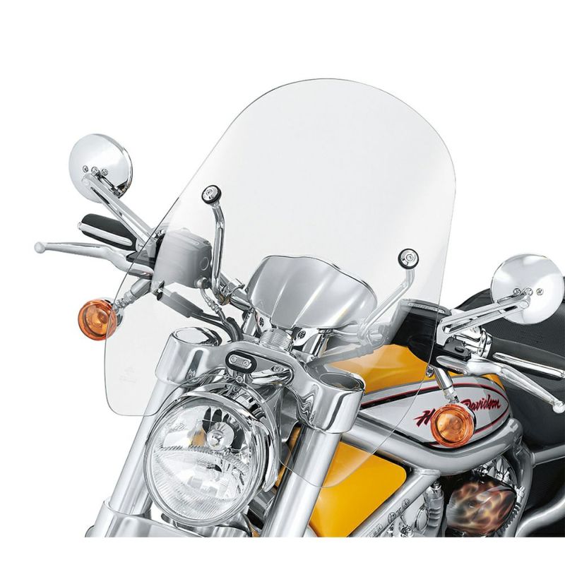 【57213-06】ハーレー純正　コンパクト ウインドシールド 06年-07年 VRSCR クリア, Compact Mid-Sport  Windshield