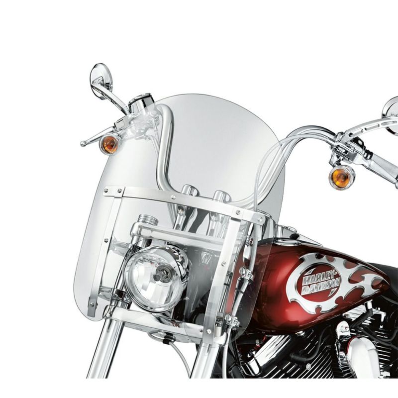 58444-06】ハーレー純正 クイックリリース・コンパクト・ウインドシールドQuick-Release Compact Windshield  ハーレーダビッドソンのパーツ・グッズ販売サイト”Harley-Life"