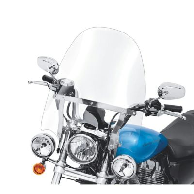 【57400053】ハーレー純正　H-Dデタッチャブル･コンパクト・ウインドシールド／補助ライト装着車用<br>H-D Detachables Compact Windshield for Models with Auxiliary Lighting