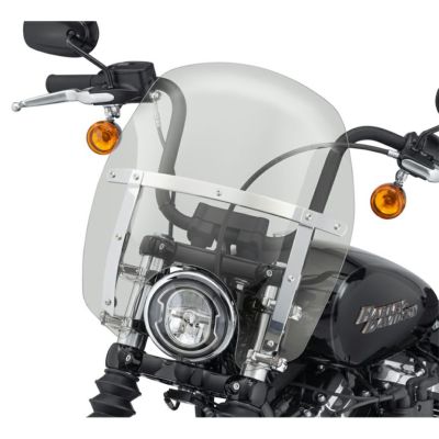 【57400331】ハーレー純正　ウインドスプリッター・クイックリリース・コンパクト・ウインドシールド<br>Wind Splitter Quick-Release Compact 14 in. Windshield