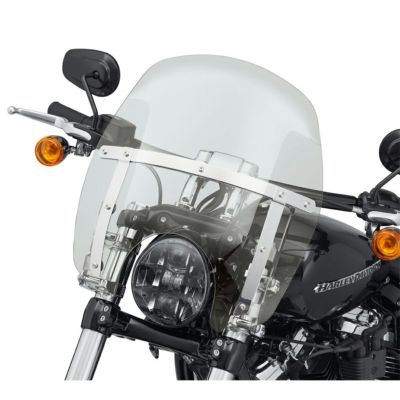 【57400336】ハーレー純正　ウインドスプリッター・クイックリリース・コンパクト・ウインドシールド<br>Wind Splitter Quick-Release Compact 14 in. Windshield