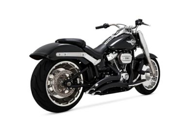 【46075】VANCE & HINES BigRadius 2-2 BLK FLFB(S)/FXBR(S)/FXDRS 18-20