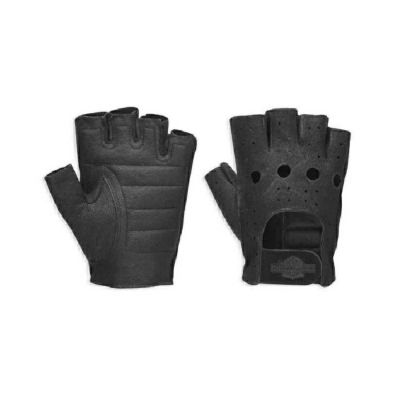 HARLEY-DAVIDSON 純正（ハーレーダビッドソン）メンズ バー＆シールド フィンガーレス レザーグローブ  98150-94VM