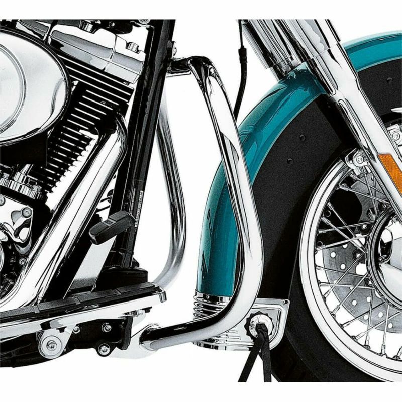 【49200-07】ハーレー純正 エンジンガード／クローム, Chrome Front Engine Guard Kit