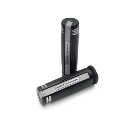 【56100429】ハーレー純正 エンパイア・ハンドグリップ／ブラックアノダイズド<br>Empire Hand Grips