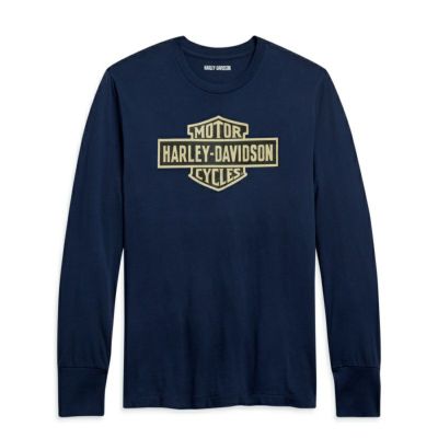 HARLEY-DAVIDSON 純正（ハーレーダビッドソン）メンズ ヴィンテージロゴ ロングスリーブ Tシャツ_96102-21VM