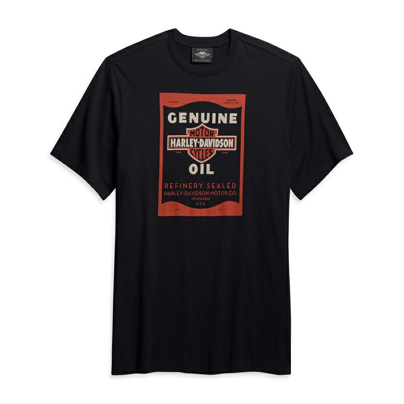 ☆カッコよくコーデ☆【Harley Davidson】オイル ロゴ Ｔシャツ オイル缶Tシャツ -ハーレーダビッドソン公式オンラインショップ