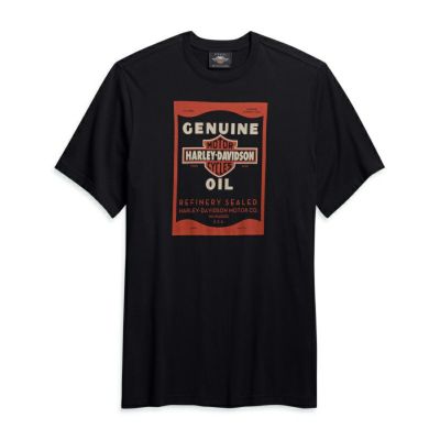 HARLEY-DAVIDSON 純正（ハーレーダビッドソン）メンズ純正オイル缶Tシャツ_96125-21VM