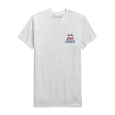 HARLEY-DAVIDSON 純正（ハーレーダビッドソン）メンズ・レースフラッグTシャツ - スリムフィット_99089-20VH
