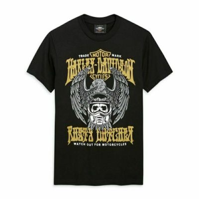 HARLEY-DAVIDSON 純正（ハーレーダビッドソン）メンズ HD×ラスティブッチャーイーグルショートスリーブTシャツ_96485-20VM