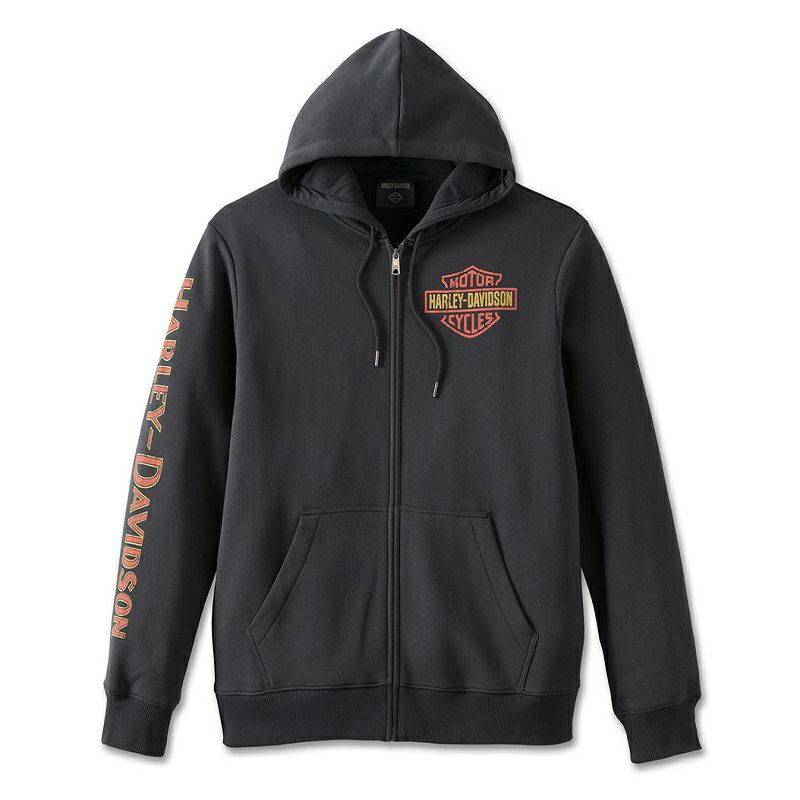 HARLEY-DAVIDSON 純正（ハーレーダビッドソン）メンズクラシックイーグルジップアップパーカー_96769-23VM