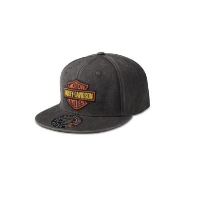 HARLEY-DAVIDSON 純正（ハーレーダビッドソン）メンズ バー＆シールドウォッシュドフィットキャップ_97776-23VM