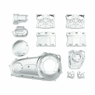 【16327-06B】ハーレー純正　エンジンキット 06年以降 ダイナ クロームChrome Engine Kit for Twin Cam-Equipped Dyna Models／ダイナ