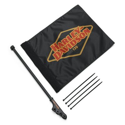 【61400721】ハーレー純正 120周年記念フラッグキット・シシーバーマウント120th Anniversary Flag KitSissy Bar Mount