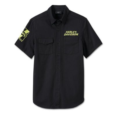 HARLEY-DAVIDSON 純正（ハーレーダビッドソン）メンズ ウィリーG・スカルショートスリーブシャツ_96231-24VM