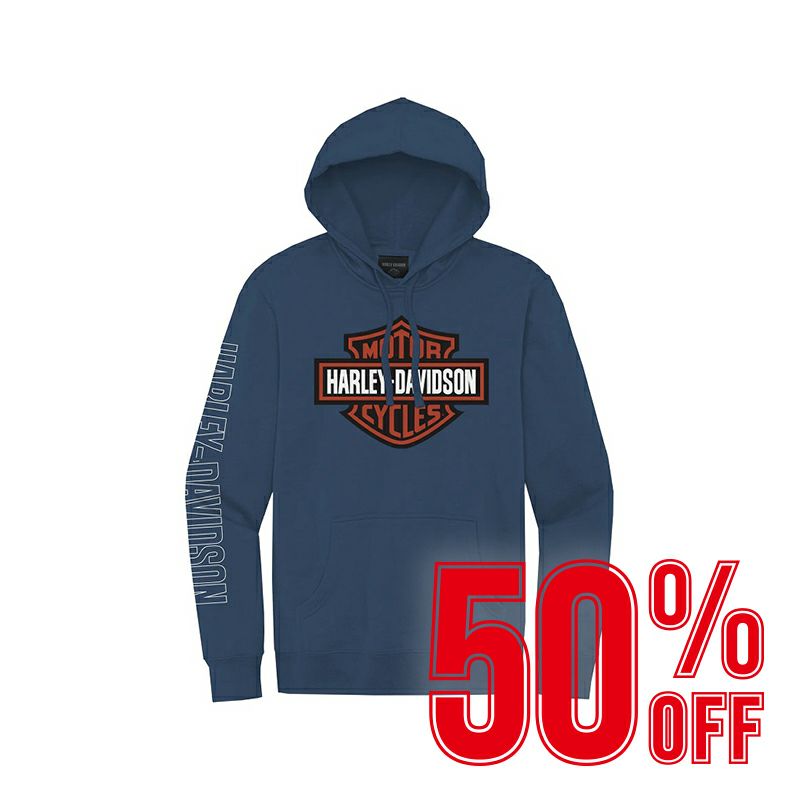 HARLEY-DAVIDSON純正（ハーレーダビッドソン）メンズホールマークB&Sパーカー_99040-22VM