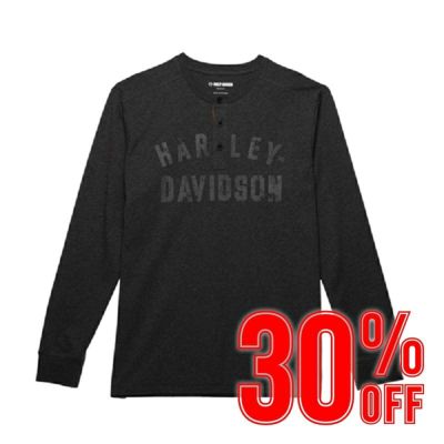 HARLEY-DAVIDSON 純正（ハーレーダビッドソン）メンズ ステープル ヘンリー_96092-23VM