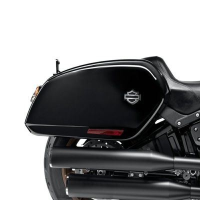 【90202534DH】ハーレー純正 ハードサドルバッグ/ローライダーSTスタイルFXLRST Saddlebags - Vivid Black