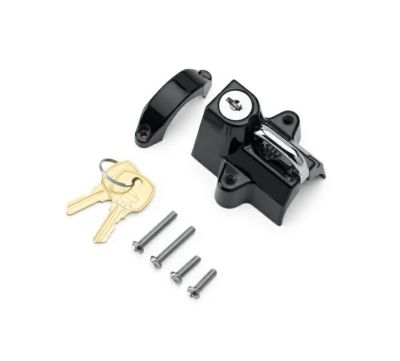 【92800020】ハーレー純正　ユニバーサルマウント・ヘルメットロック/ブラックUniversal Mount Helmet Lock