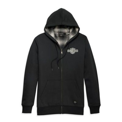 HARLEY-DAVIDSON 純正（ハーレーダビッドソン）メンズ Bar & Shield 裏起毛パーカー_96030-23VM