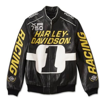 HARLEY-DAVIDSON 純正（ハーレーダビッドソン）メンズ Start Your Engines レザーレーシングジャケット_97027-24VM