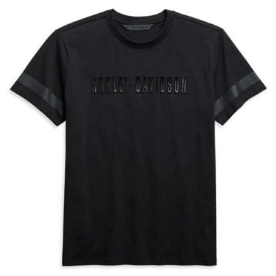 HARLEY-DAVIDSON 純正（ハーレーダビッドソン）メンズ エンボスメタリックスリムフィットショートスリーブTシャツ_99096-20VH