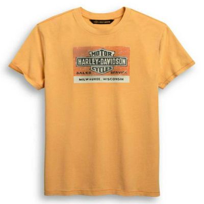 HARLEY-DAVIDSON 純正（ハーレーダビッドソン）メンズ Sale & Serviceロゴ半袖Tシャツ_96428-20VM