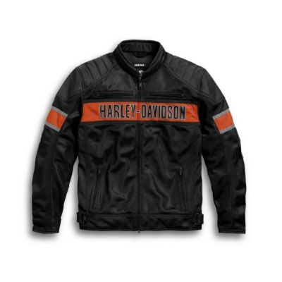 HARLEY-DAVIDSON 純正（ハーレーダビッドソン）メンズ トレントンメッシュライディングジャケット_98111-16VM