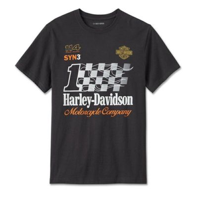 HARLEY-DAVIDSON 純正（ハーレーダビッドソン）メンズ ロードレーサーグラフィックTシャツ_96015-25VM