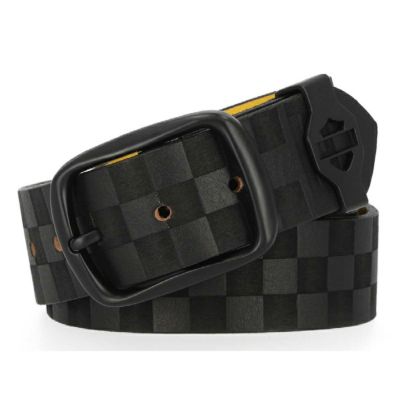 HARLEY-DAVIDSON 純正（ハーレーダビッドソン）メンズ チェッカーボードバー＆シールドキーパーレザーベルト_MND-BMM028/08