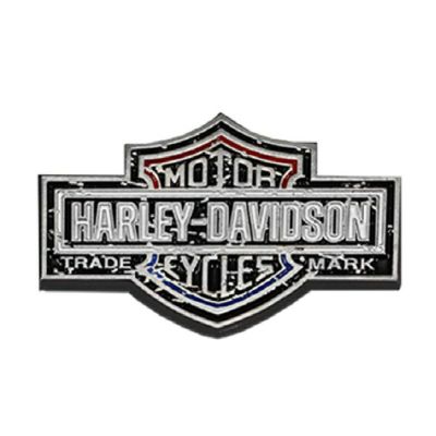 【ハーレー純正】ハーレーダビッドソン フラッグトレードマークバー＆シールドピン 8014827