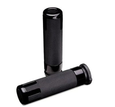 【56100558】ハーレー純正　スイッチバックハンドグリップ　ブラック　アノダイズド/SWITCH　BACK HAND GRIPS ― BLACK ANODIZED