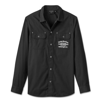 HARLEY-DAVIDSON 純正（ハーレーダビッドソン）メンズ ワーカー・ロングスリーブオーバーシャツ_96041-25VM